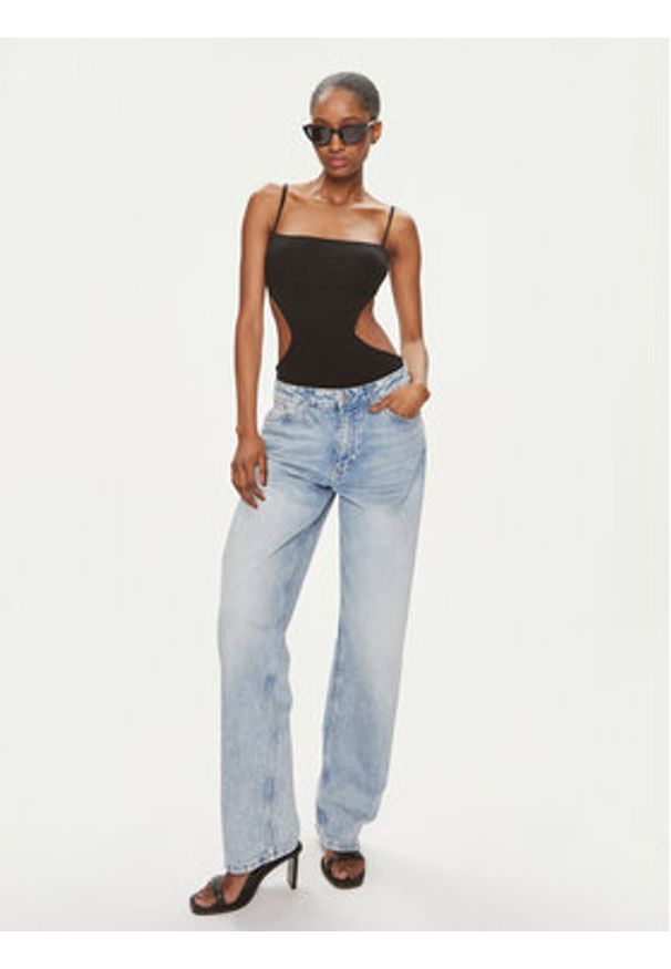 Undress Code Body Reckless 651 Czarny Slim Fit. Kolor: czarny. Materiał: wiskoza