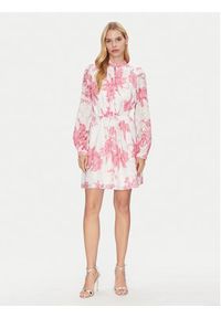 Guess Sukienka koktajlowa W5GK07 WH4K2 Biały Regular Fit. Kolor: biały. Materiał: syntetyk. Styl: wizytowy #5