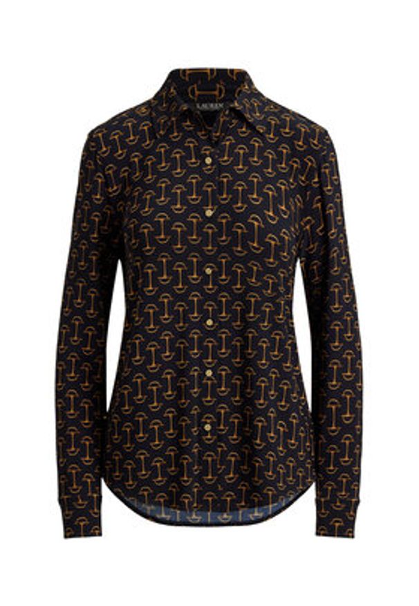 Lauren Ralph Lauren - LAUREN RALPH LAUREN Koszula 200P03717001 Granatowy Regular Fit. Kolor: niebieski. Materiał: syntetyk