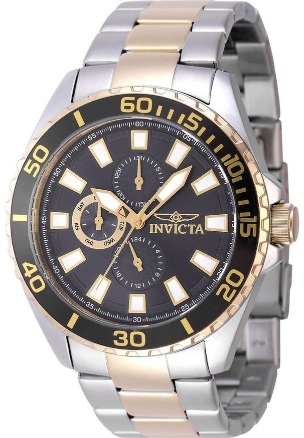 Zegarek Invicta Zegarek marki Invicta model 4755 kolor Zółty. Akcesoria męski. Sezon: Cały rok NoSize