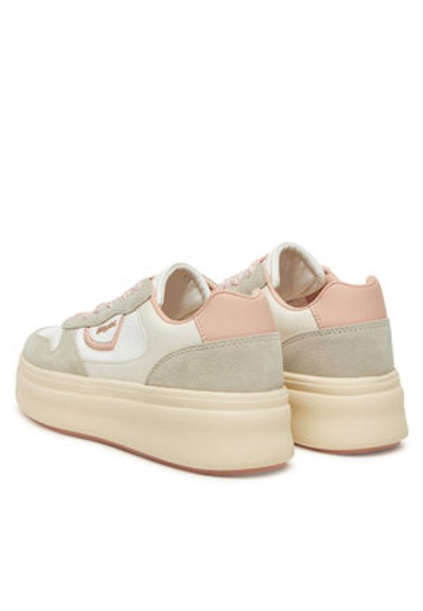 Blauer Sneakersy S5EMERY03/LES Beżowy. Kolor: beżowy. Materiał: skóra