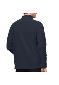 Bluza polarowa męska Jack Wolfskin Taunus HZ. Kolor: niebieski. Materiał: polar