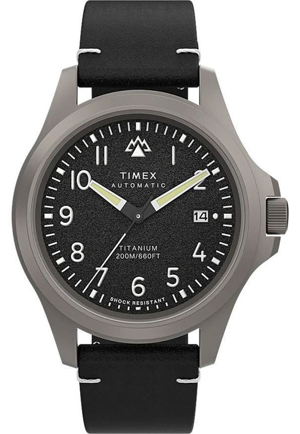 Zegarek Timex Zegarek męski Timex TW2V54000 czarny. Kolor: czarny