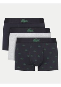 Lacoste Komplet 3 par bokserek 5H5154 Kolorowy. Materiał: bawełna. Wzór: kolorowy