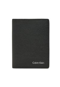 Calvin Klein Duży Portfel Męski Warmth K50K512683 Czarny. Kolor: czarny. Materiał: skóra