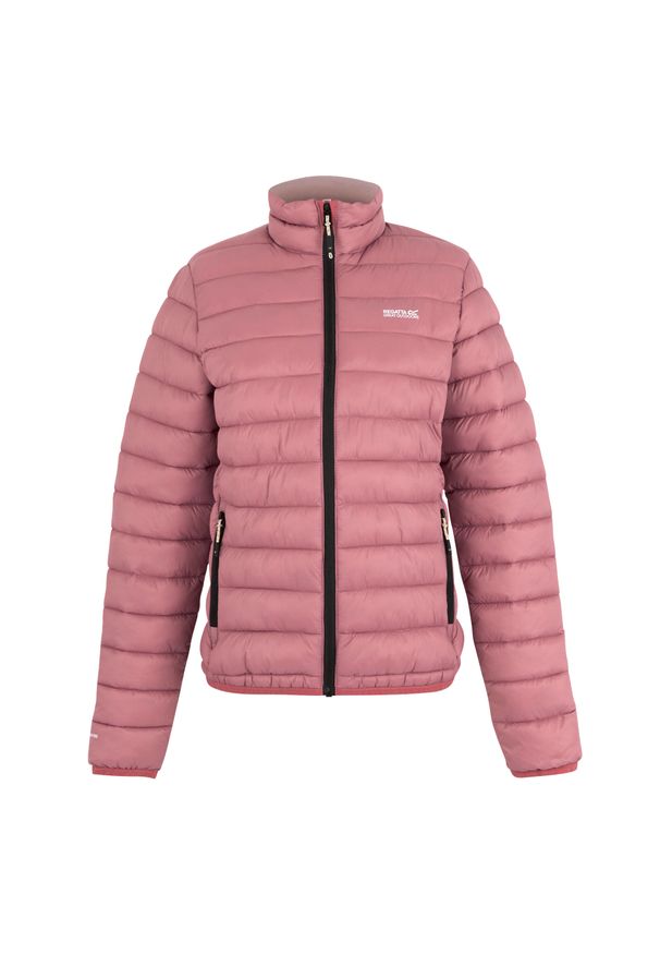 Regatta - Pikowana Kurtka Damska Marizion. Kolor: wielokolorowy, czerwony, różowy. Sport: turystyka piesza