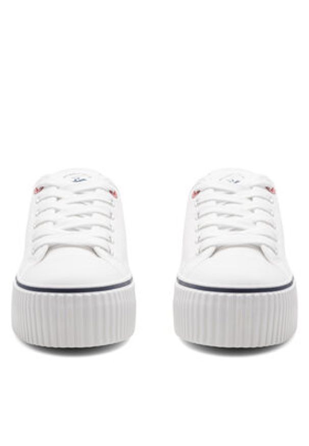 Beverly Hills Polo Club Trampki BHPC027M Biały. Kolor: biały. Materiał: materiał