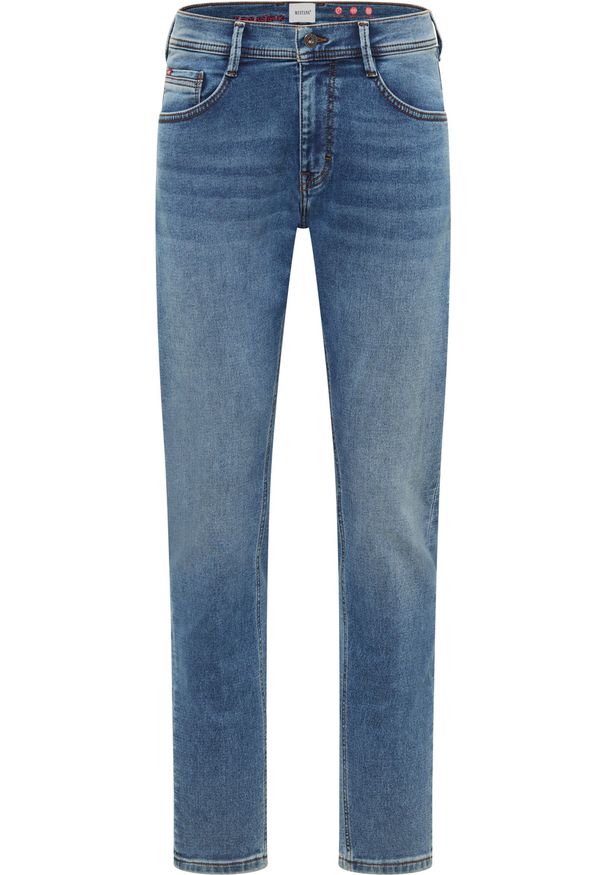 Męskie Spodnie jeansowe Mustang Style Oregon Slim K Denim Blue 1017431 5000 582
