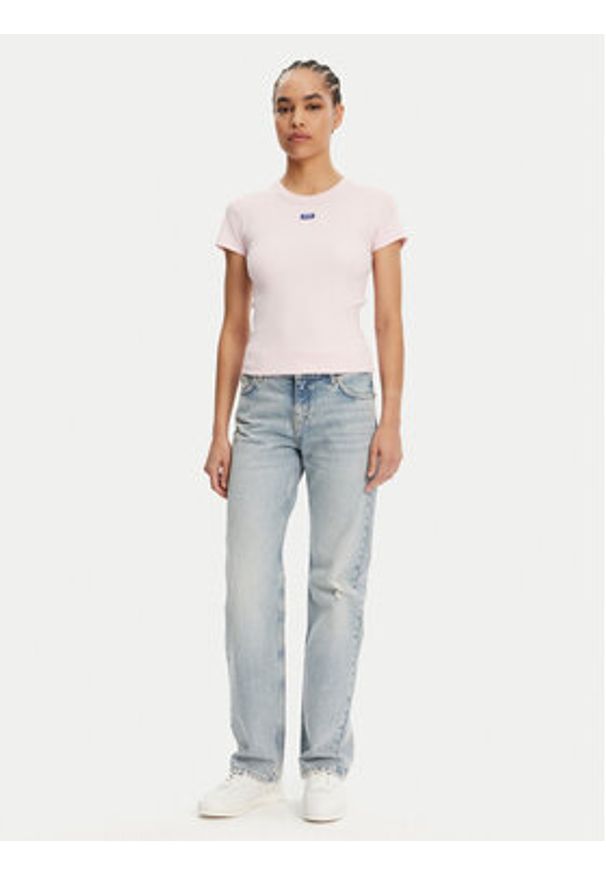 Hugo - HUGO Jeansy Getali_B 50537425 Niebieski Straight Fit. Kolor: niebieski