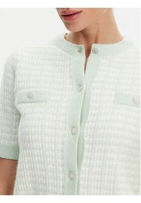 Morgan Kardigan 251-MORESA Zielony Slim Fit. Kolor: zielony. Materiał: syntetyk #4