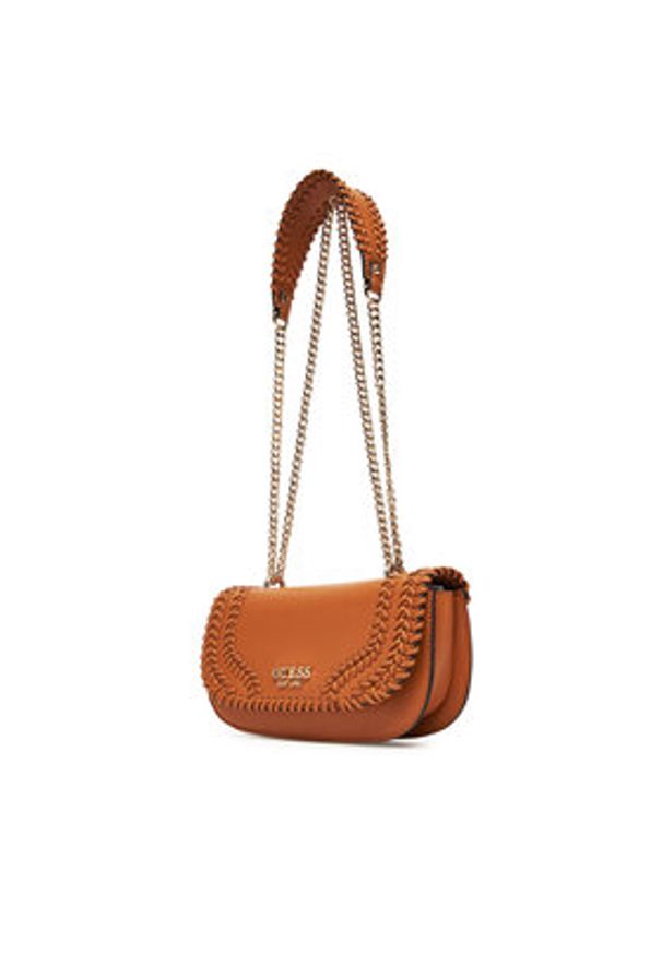 Guess Torebka Tatum HWNG96 67210 Brązowy. Kolor: brązowy. Materiał: skórzane