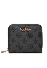 Guess Mały Portfel Damski Laurel SWPG85 00370 Czarny. Kolor: czarny. Materiał: skóra