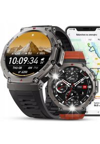 Smartwatch JG Smart ZEGAREK SMARTWATCH MĘSKI WODOODPORNY ROZMOWY MENU PL SPORT GPS SMART WATCH. Rodzaj zegarka: smartwatch. Styl: sportowy #1