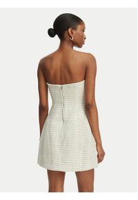 BARDOT - Bardot Sukienka koktajlowa Florine 60134DB Écru Slim Fit. Kolor: kremowy. Materiał: syntetyk. Styl: wizytowy #5