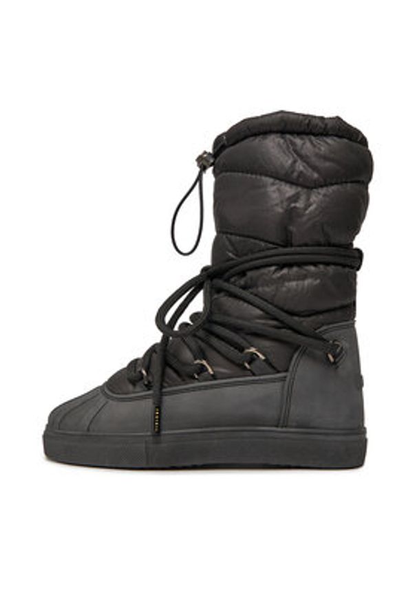 Inuikii Śniegowce Technical High 75205-105 Czarny. Kolor: czarny. Materiał: materiał