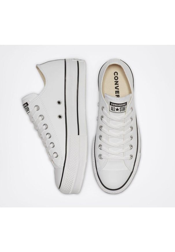 Tenisówki Converse Model Converse Lift Leather Kolor Biały. Kolor: biały. Materiał: tkanina, skóra