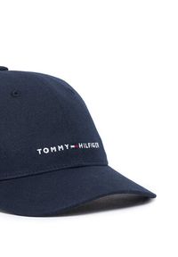 TOMMY HILFIGER - Tommy Hilfiger Czapka z daszkiem Th Foundation Soft AM0AM14511 Granatowy. Kolor: niebieski. Materiał: bawełna #2