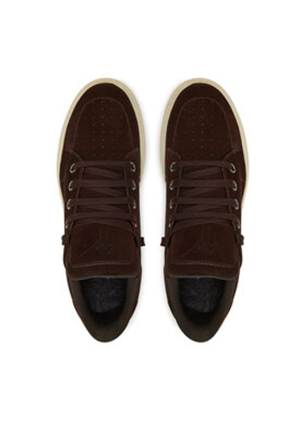 Giuseppe Zanotti - GIUSEPPE ZANOTTI Sneakersy RU40008 Brązowy. Kolor: brązowy. Materiał: zamsz, skóra