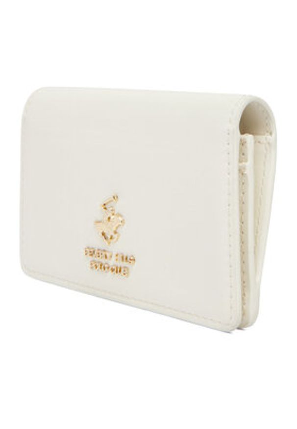 Beverly Hills Polo Club Portfel CWBEO-BHPC-W1-006-SS26 Biały. Kolor: biały. Materiał: skóra