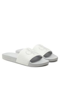 Calvin Klein Jeans Klapki Slide Monogram Co YW0YW00103 Écru. Materiał: materiał #3