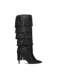 Steve Madden Kozaki Wanderlust SM11004766 Czarny. Kolor: czarny. Materiał: skóra