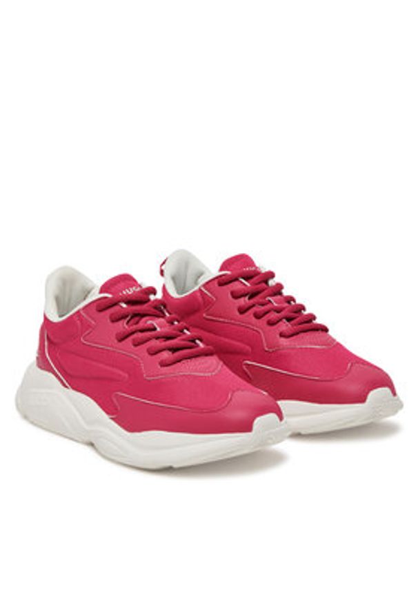 Hugo - HUGO Sneakersy Leon Runn 50536660 Różowy. Kolor: różowy. Materiał: materiał