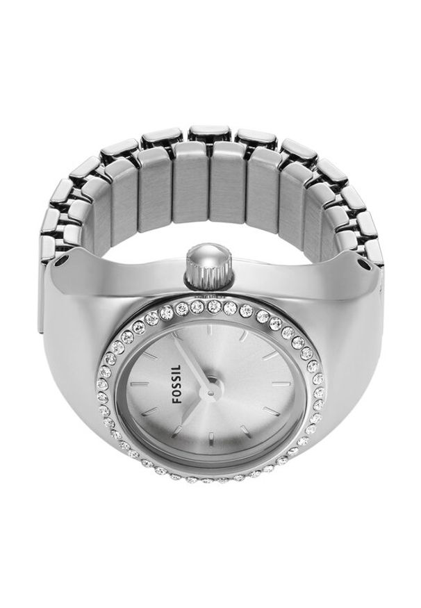 Fossil Zegarek Watch Ring ES5321 Srebrny. Kolor: srebrny