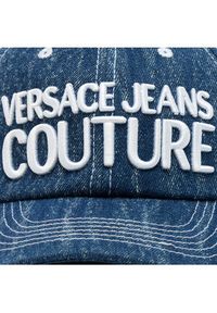 Versace Jeans Couture Czapka z daszkiem 74YAZK25 Niebieski. Kolor: niebieski. Materiał: materiał