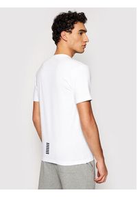 EA7 Emporio Armani T-Shirt 8NPT52 PJM5Z 1100 Biały Regular Fit. Kolor: biały. Materiał: bawełna #5