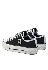 Karl Lagerfeld - KARL LAGERFELD Trampki KL60424 Czarny. Kolor: czarny. Materiał: materiał #4