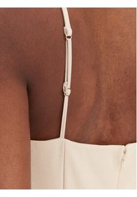 Guess Sukienka koktajlowa W6RK0G KC9O0 Beżowy Regular Fit. Kolor: beżowy. Materiał: syntetyk. Styl: wizytowy #3