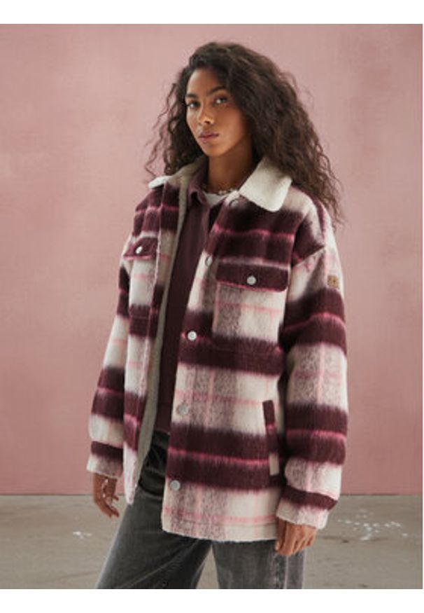 Roxy Kurtka przejściowa Passage Of Time ERJJK03670 Bordowy Relaxed Fit. Kolor: czerwony. Materiał: syntetyk