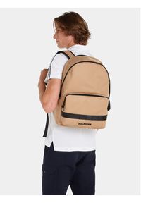 TOMMY HILFIGER - Tommy Hilfiger Plecak Th Monotype Dome Backpack AM0AM12202 Khaki. Kolor: brązowy. Materiał: materiał