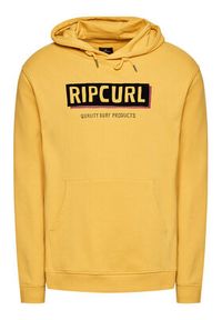Rip Curl Bluza Bohed Hooded Pop CFEYN4 Żółty Regular Fit. Kolor: żółty. Materiał: bawełna