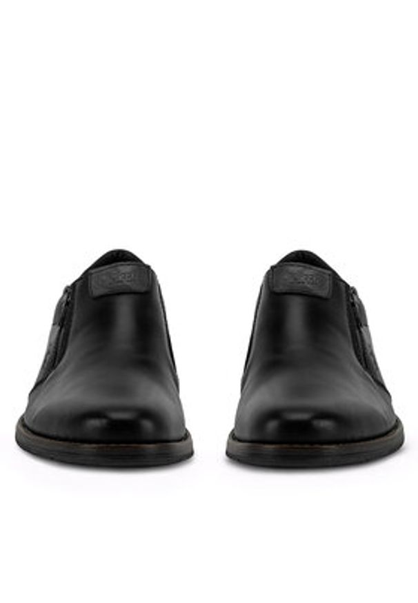 Rieker Półbuty 10351-00 Czarny. Kolor: czarny. Materiał: skóra