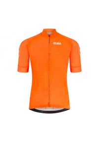 KEADA SPORTS - Męska koszulka kolarska z krótkim rękawem – Pomarańczowa. Kolor: czerwony, wielokolorowy, pomarańczowy. Długość rękawa: krótki rękaw. Długość: krótkie. Sport: kolarstwo #1