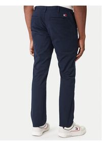 Tommy Jeans Spodnie materiałowe DM0DM22404 Granatowy Regular Fit. Kolor: niebieski. Materiał: bawełna #4