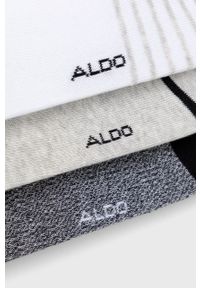 Aldo skarpetki Gohabard (3-pack) męskie kolor czarny. Kolor: czarny