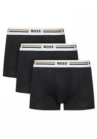 BOSS Komplet 3 par bokserek Trunk 3P Revive 50492200 Kolorowy. Materiał: wiskoza. Wzór: kolorowy
