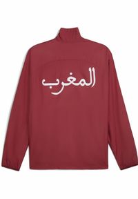 Puma - Kurtka dresowa Prematch Maroc CAN 2025. Kolor: czerwony, wielokolorowy, zielony. Materiał: dresówka