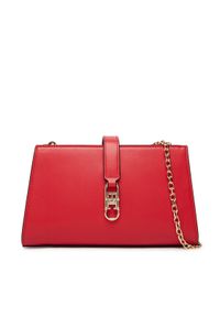 TOMMY HILFIGER - Tommy Hilfiger Torebka Th Libre Chain Crossover AW0AW18614 Czerwony. Kolor: czerwony. Materiał: skórzane #1