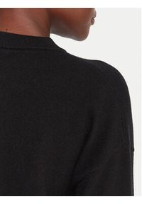Hugo - HUGO Sweter Slogix_B 50548145 Czarny Relaxed Fit. Kolor: czarny. Materiał: syntetyk, wiskoza #5