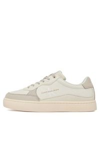 Calvin Klein Jeans Sneakersy Classic Cupsole Low Lth Ml Fad YM0YM00885 Beżowy. Kolor: beżowy