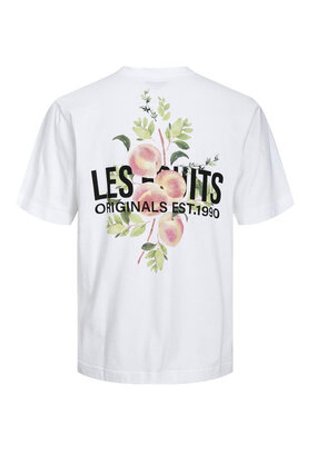 Jack & Jones - Jack&Jones T-Shirt Flores 12228776 Biały Loose Fit. Kolor: biały. Materiał: bawełna
