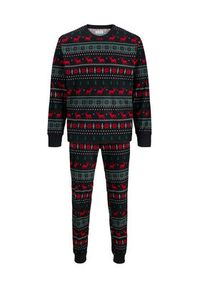 Jack & Jones Piżama Tristan 12285375 Czarny Loose Fit. Kolor: czarny. Materiał: syntetyk #3