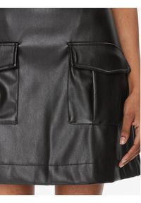 Vero Moda Spódnica skórzana Sof 10299436 Czarny Regular Fit. Kolor: czarny. Materiał: syntetyk #5