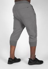 GORILLA WEAR - Spodnie fitness męskie 3/4 Gorilla Wear Knoxville Sweatpants. Kolor: szary. Materiał: dresówka. Sport: fitness