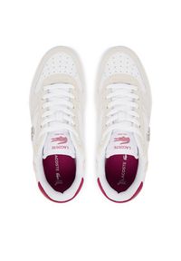 Lacoste Sneakersy T-Clip Set 51SFA0114 Beżowy. Kolor: beżowy. Materiał: zamsz, skóra #4