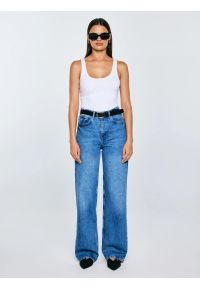 Big-Star - Koszulka damska na ramiączkach biała Alena 101. Kolor: biały. Materiał: skóra, bawełna, elastan. Długość rękawa: na ramiączkach. Styl: sportowy #8