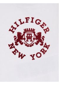 TOMMY HILFIGER - Tommy Hilfiger Bluzka KN0KN01714 Biały Regular Fit. Kolor: biały. Materiał: bawełna #3